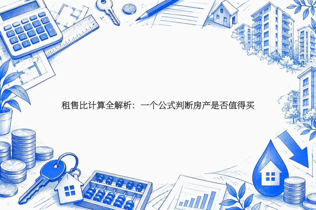 租售比计算全解析：一个公式判断房产是否值得买