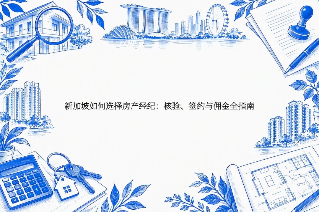 新加坡如何选择房产经纪：核验、签约与佣金全指南