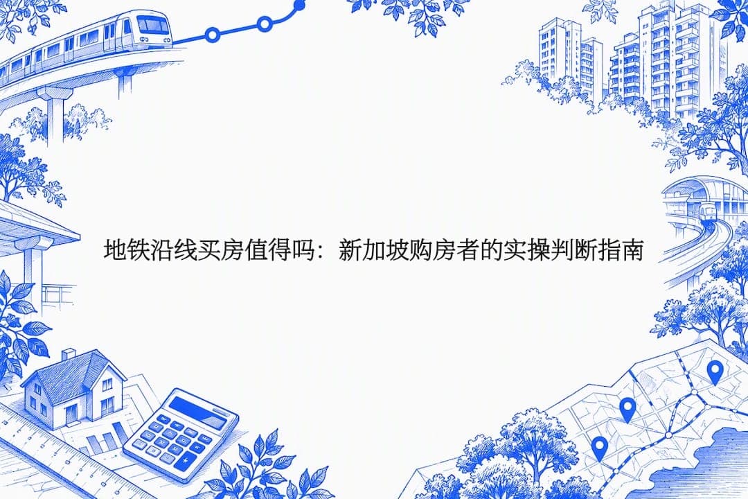地铁沿线买房值得吗：新加坡购房者的实操判断指南
