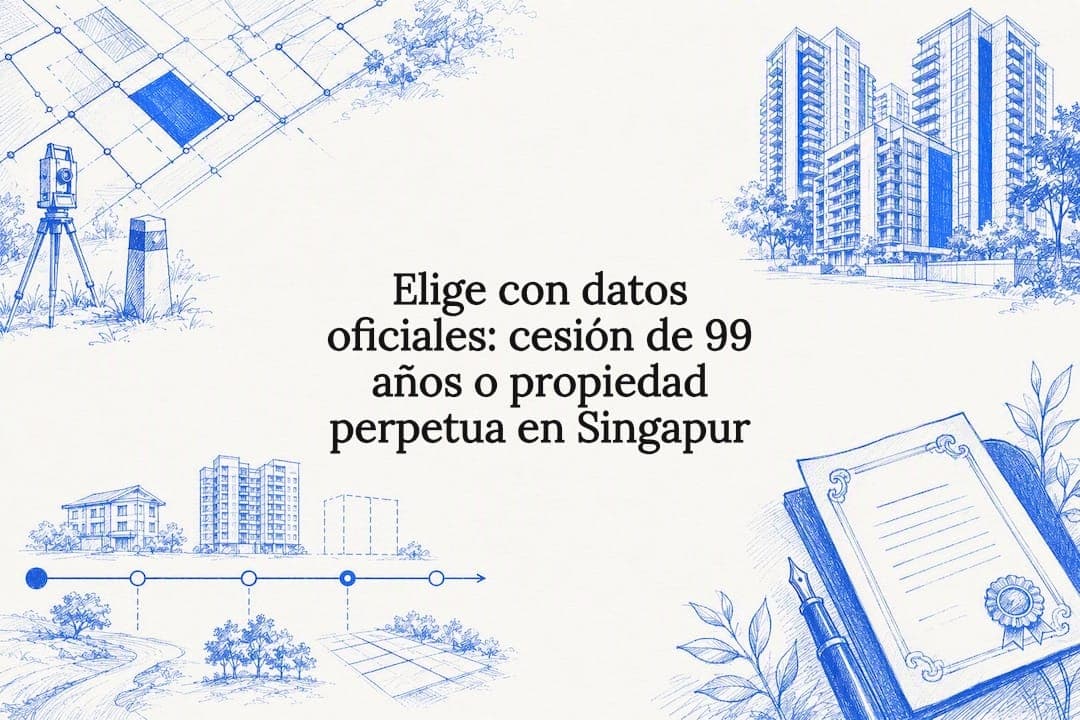 Elige con datos oficiales: cesión de 99 años o propiedad perpetua en Singapur