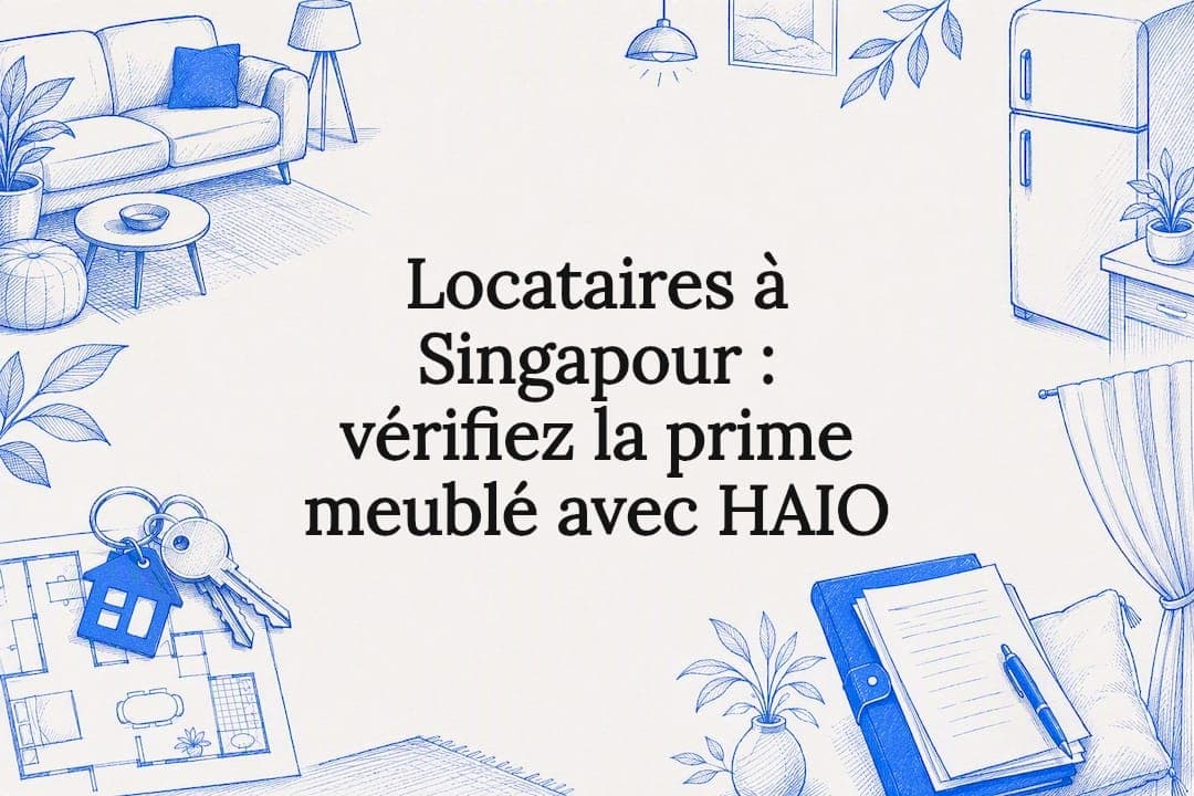 Locataires à Singapour : vérifiez la prime meublé avec HAIO