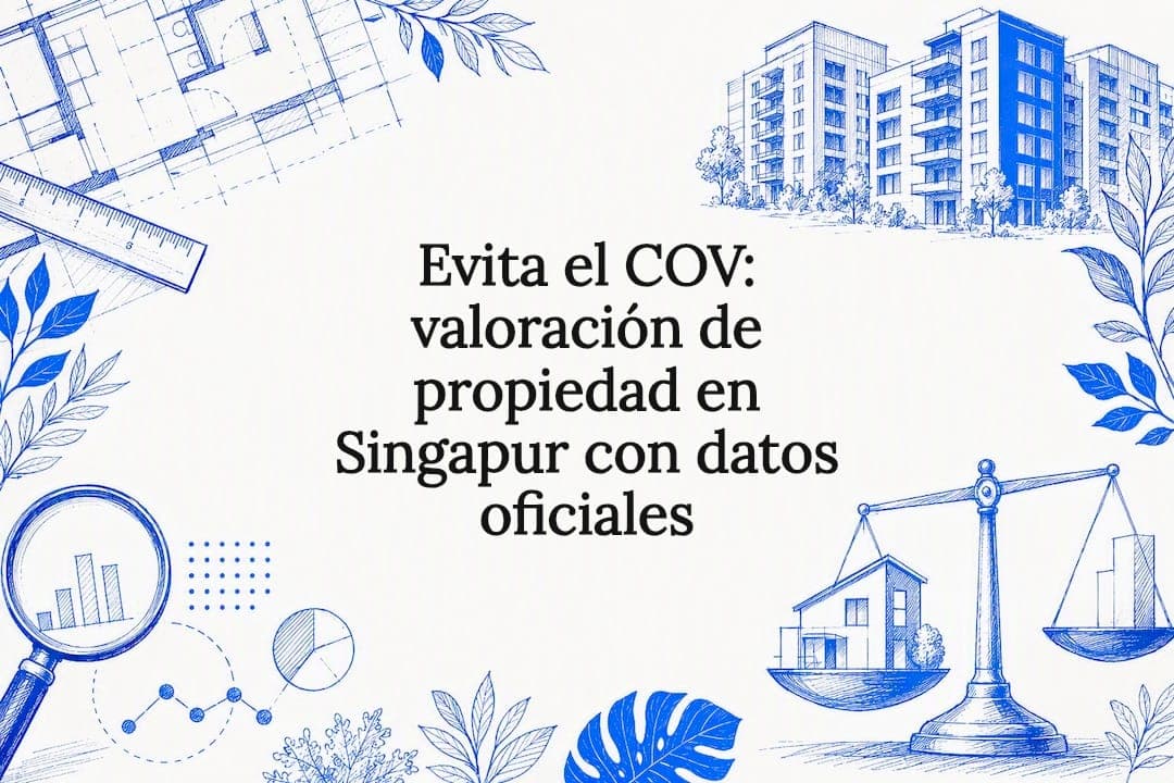 Evita el COV: valoración de propiedad en Singapur con datos oficiales