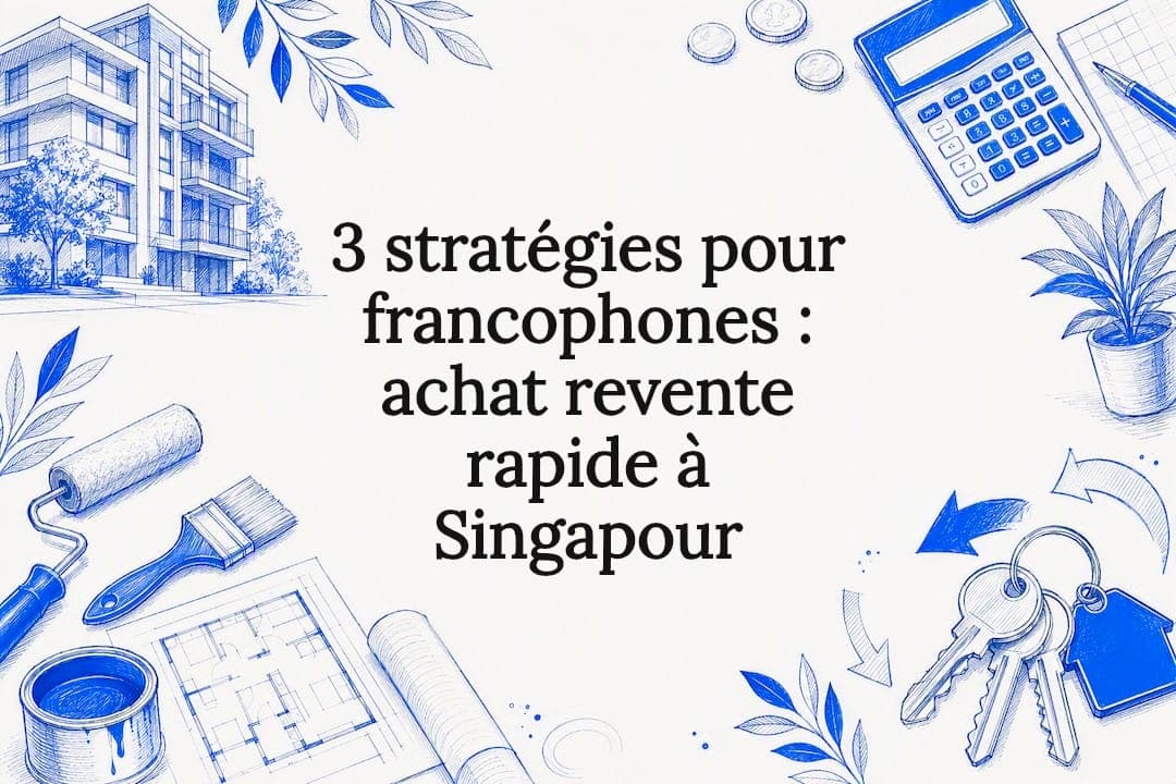 3 stratégies pour francophones : achat revente rapide à Singapour