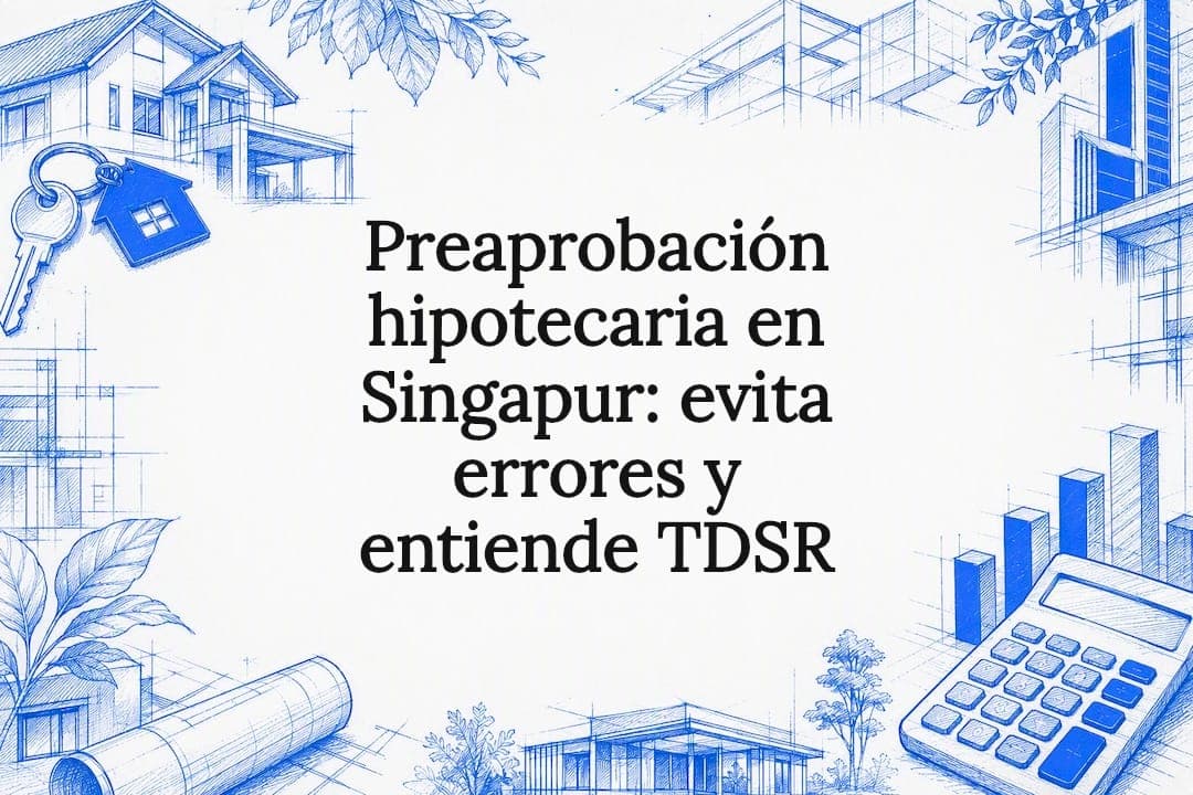 Preaprobación hipotecaria en Singapur: evita errores y entiende TDSR