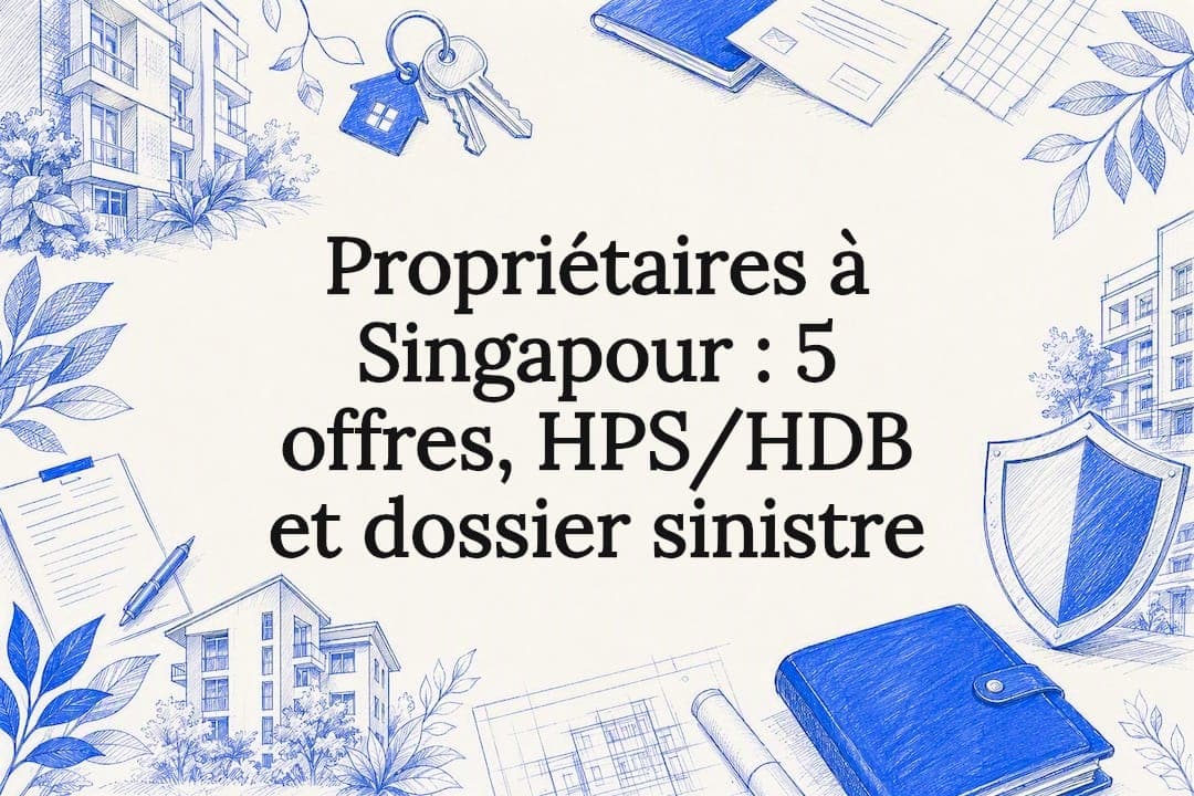 Propriétaires à Singapour : 5 offres, HPS/HDB et dossier sinistre