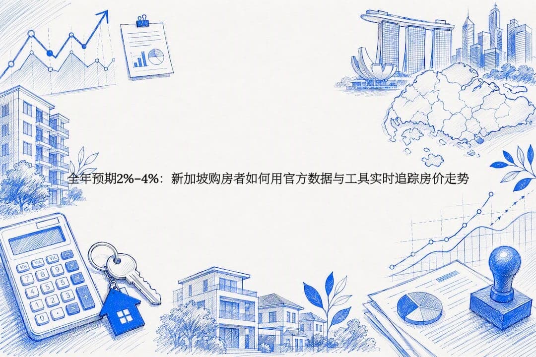 全年预期2%–4%:新加坡购房者如何用官方数据与工具实时追踪房价走势
