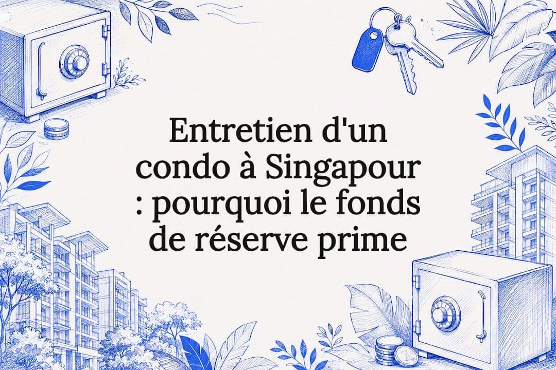 Entretien d'un condo à Singapour : pourquoi le fonds de réserve prime
