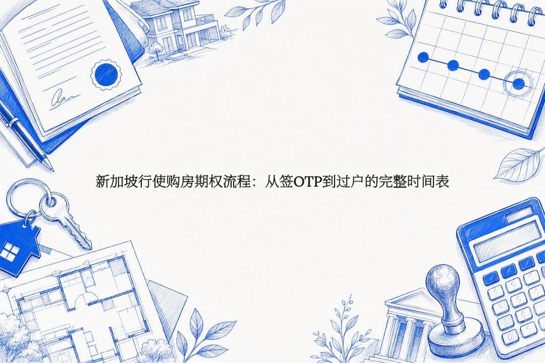 新加坡行使购房期权流程:从签OTP到过户的完整时间表