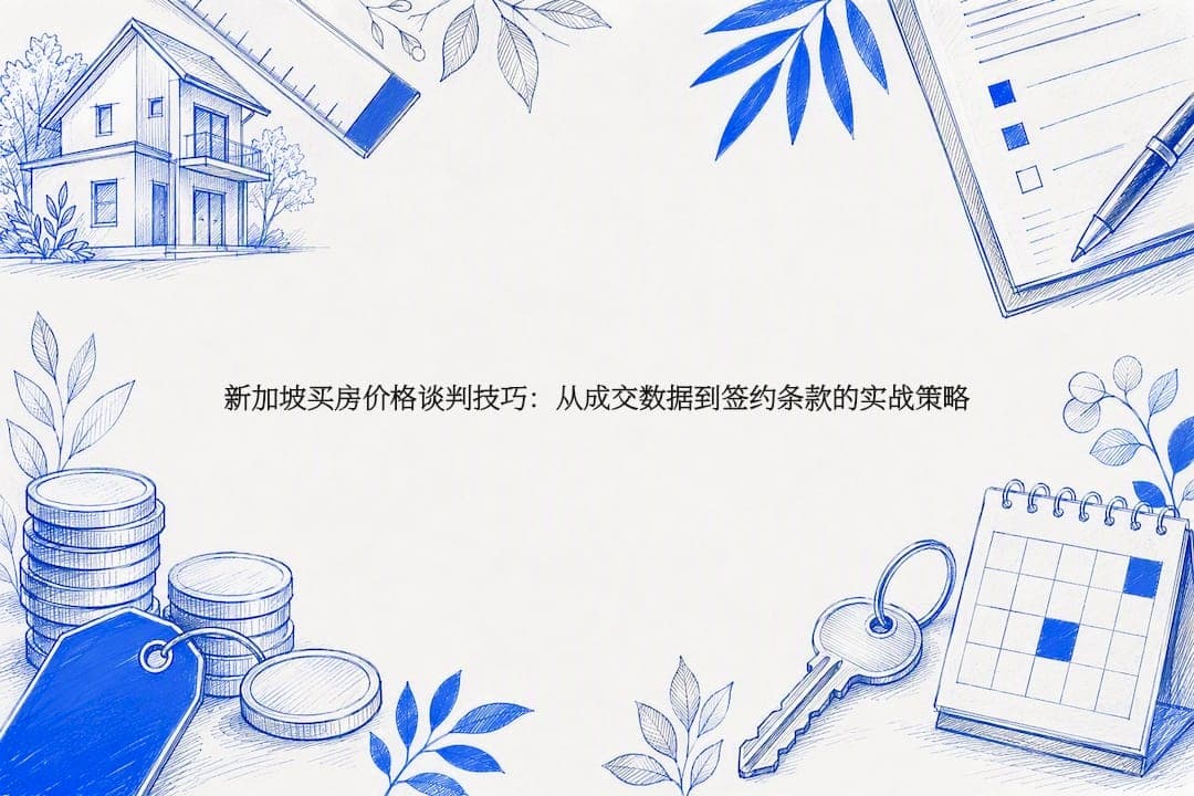 新加坡买房价格谈判技巧:从成交数据到签约条款的实战策略