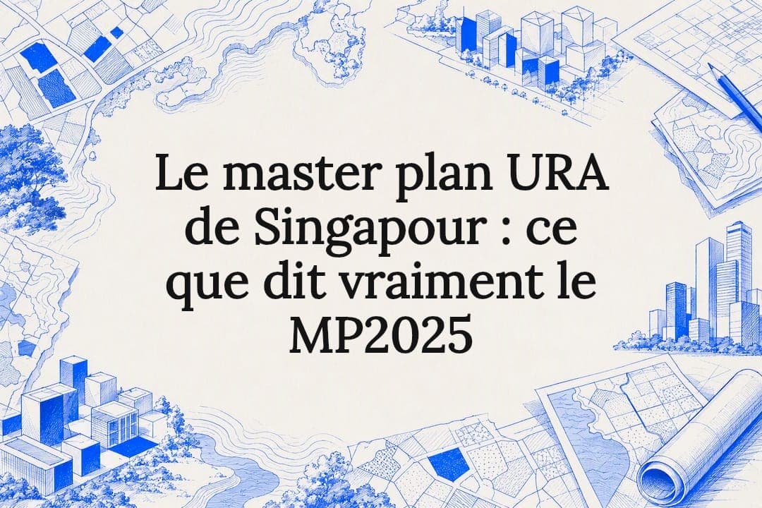 Le master plan URA de Singapour : ce que dit vraiment le MP2025
