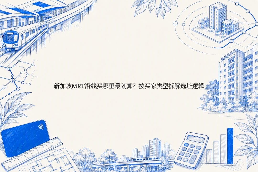 新加坡MRT沿线买哪里最划算?按买家类型拆解选址逻辑