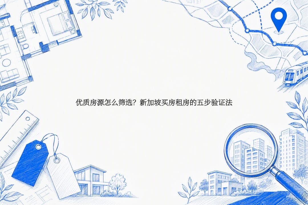 优质房源怎么筛选?新加坡买房租房的五步验证法