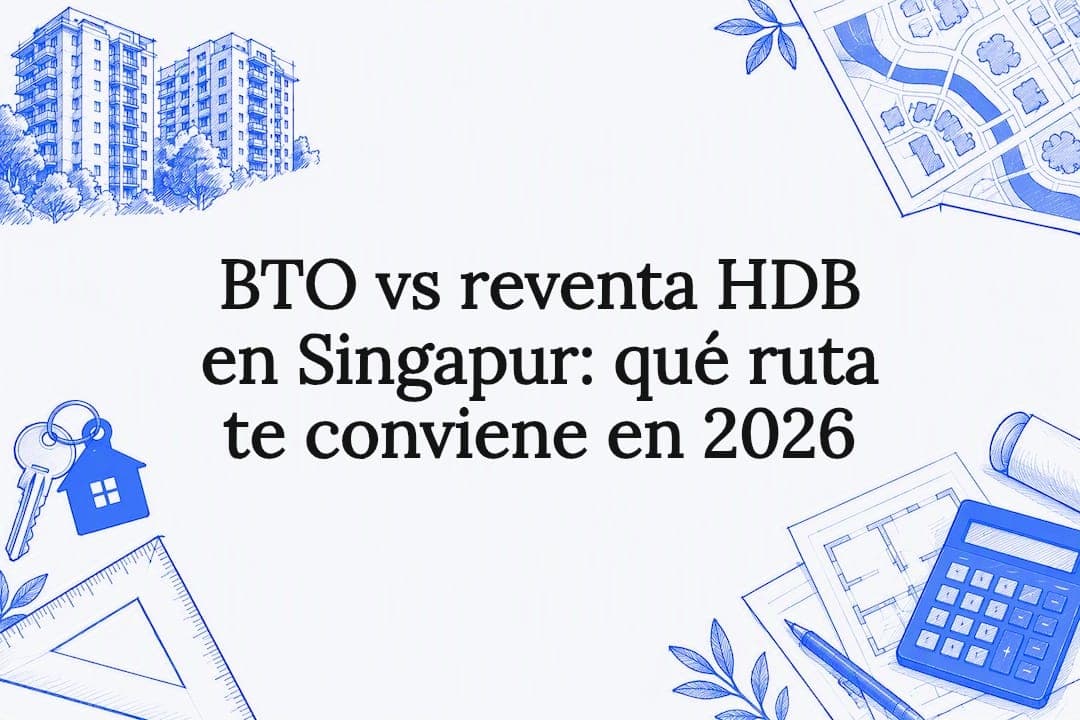 BTO vs reventa HDB en Singapur: qué ruta te conviene en 2026