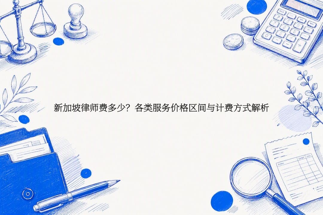 新加坡律师费多少?各类服务价格区间与计费方式解析