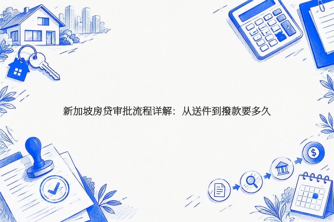 新加坡房贷审批流程详解:从送件到撥款要多久