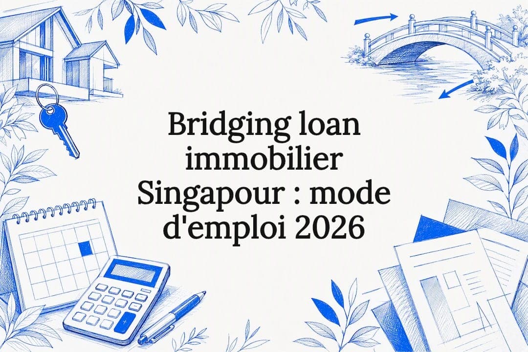 Bridging loan immobilier Singapour : mode d'emploi 2026