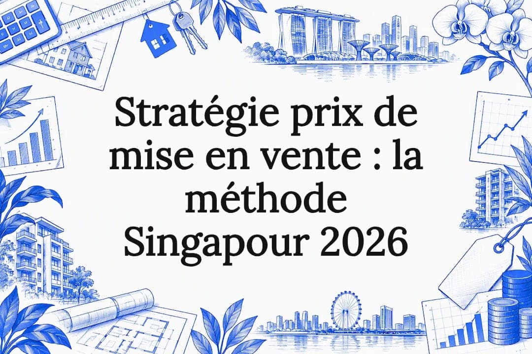 Stratégie prix de mise en vente : la méthode Singapour 2026