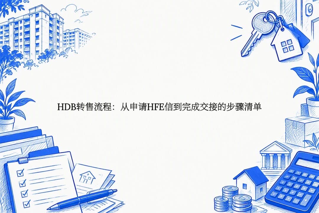 HDB转售流程:从申请HFE信到完成交接的步骤清单